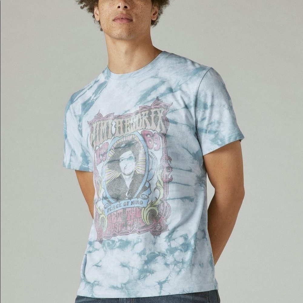 NWT Jimi Gig Poster Tie Dye Graphic Tee Med​​​​​​​​​​​​​​​​​​​​​​​​​​